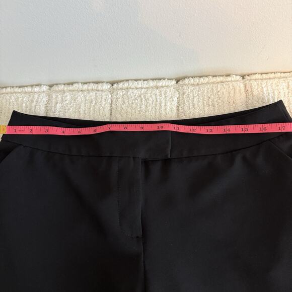 Liz Claiborne Emma Classic Black Ankle Pants Size 12 Staple Office Essential - Picture 5 of 13